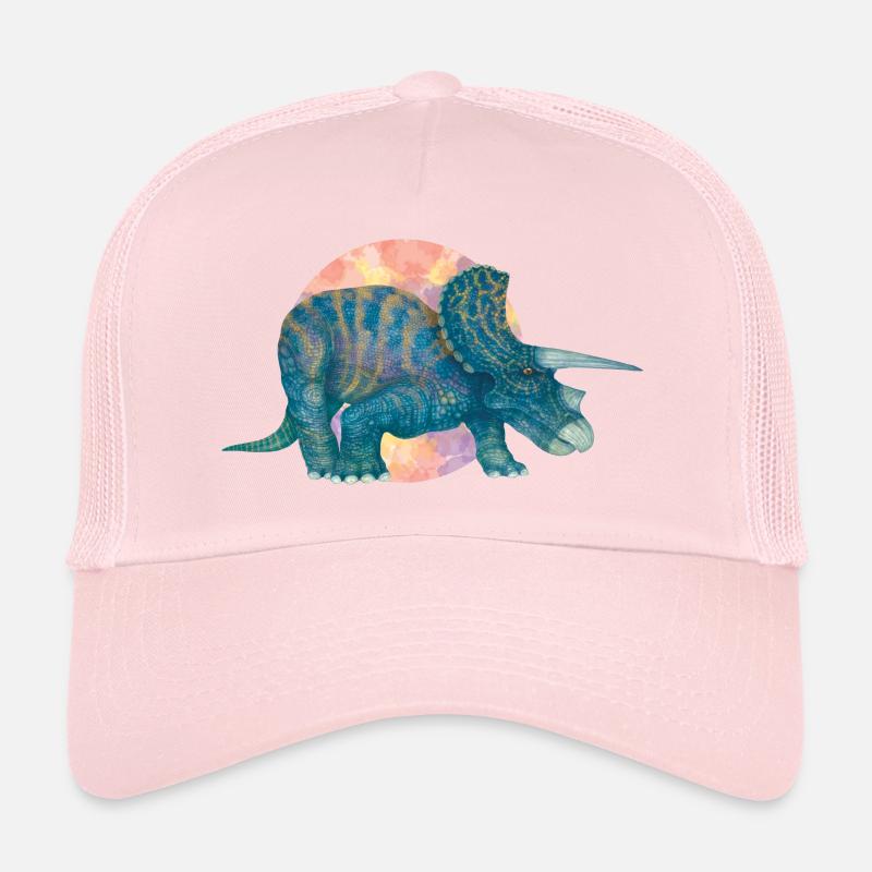 Dinosaure bleu sauvage Casquette trucker 