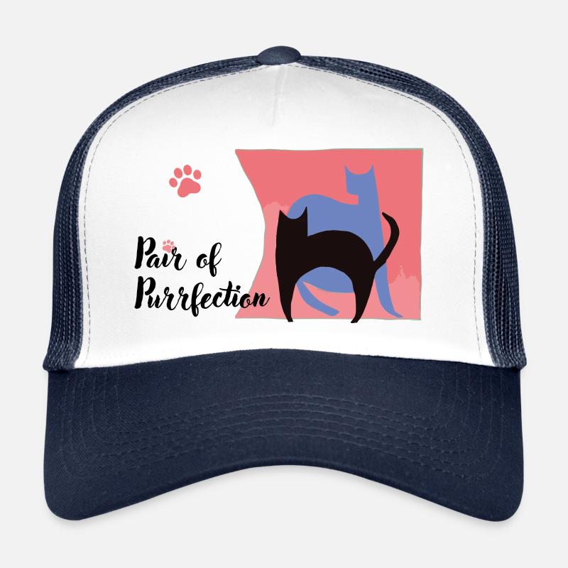 Paire de Purrfection Casquette trucker 