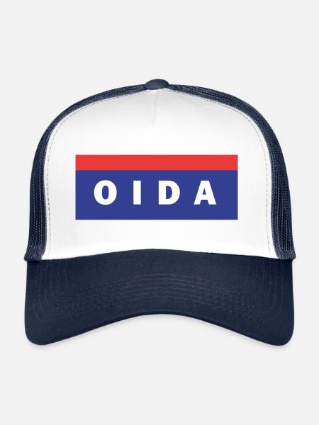Old Oida police Vienna Austria - Trucker Cap - white/navy - Front