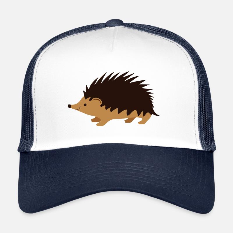 Hedgehog - Trucker Cap - white/navy