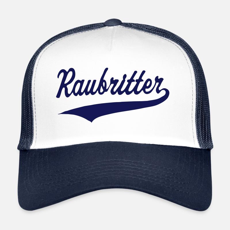 RaubritterLogo - Trucker Cap - Weiß/Navy