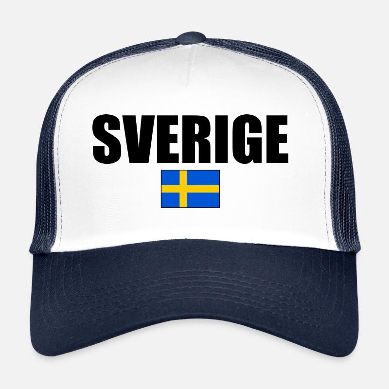 sverige Casquette trucker 