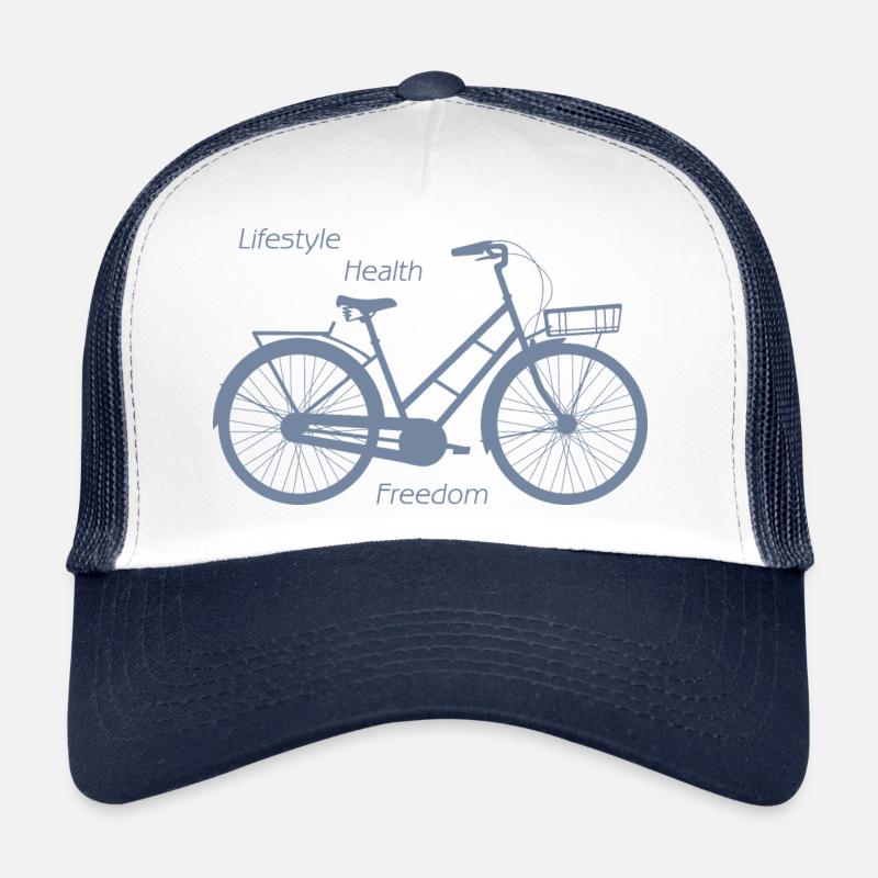 Bicyclette. Mode de vie. Santé. Liberté Casquette trucker 