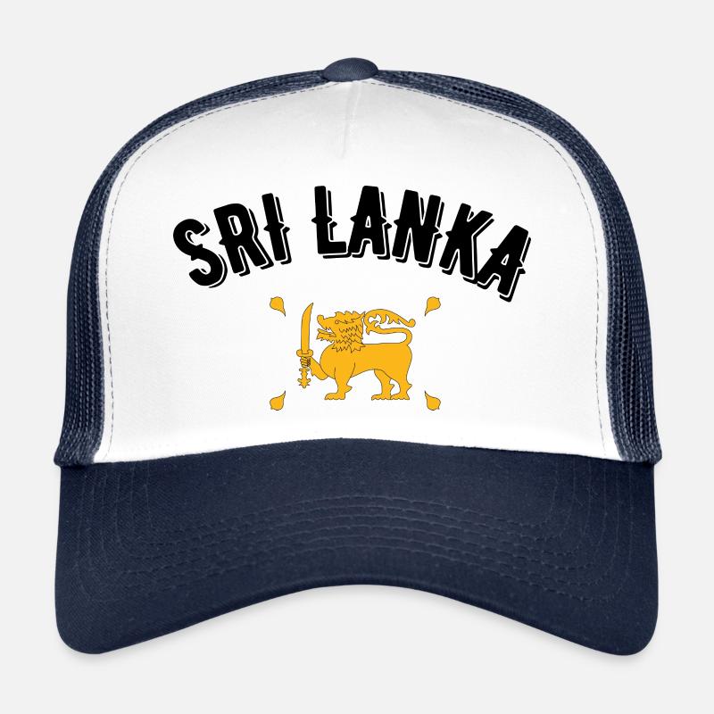 sri lanka - Casquette trucker  - blanc/marine