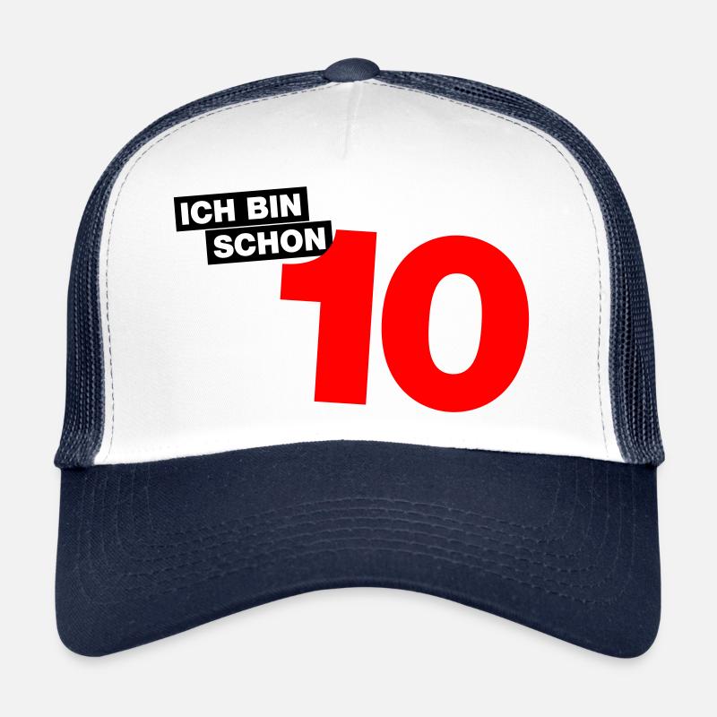 Ich bin schon 10 Trucker Cap