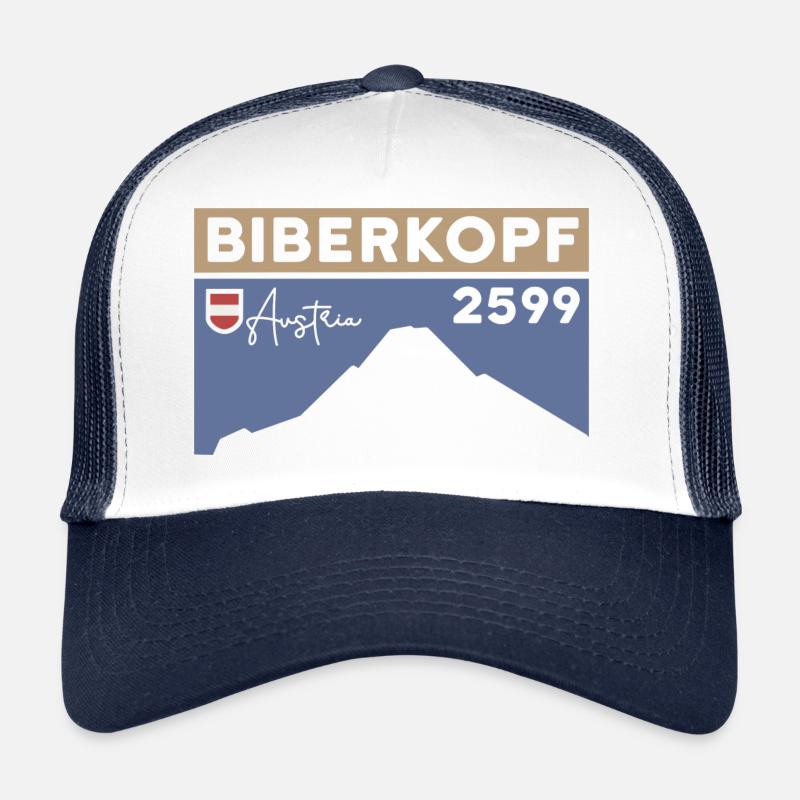 Biberkopf Höhe Warth Schröcken Randonnée à ski Casquette trucker 