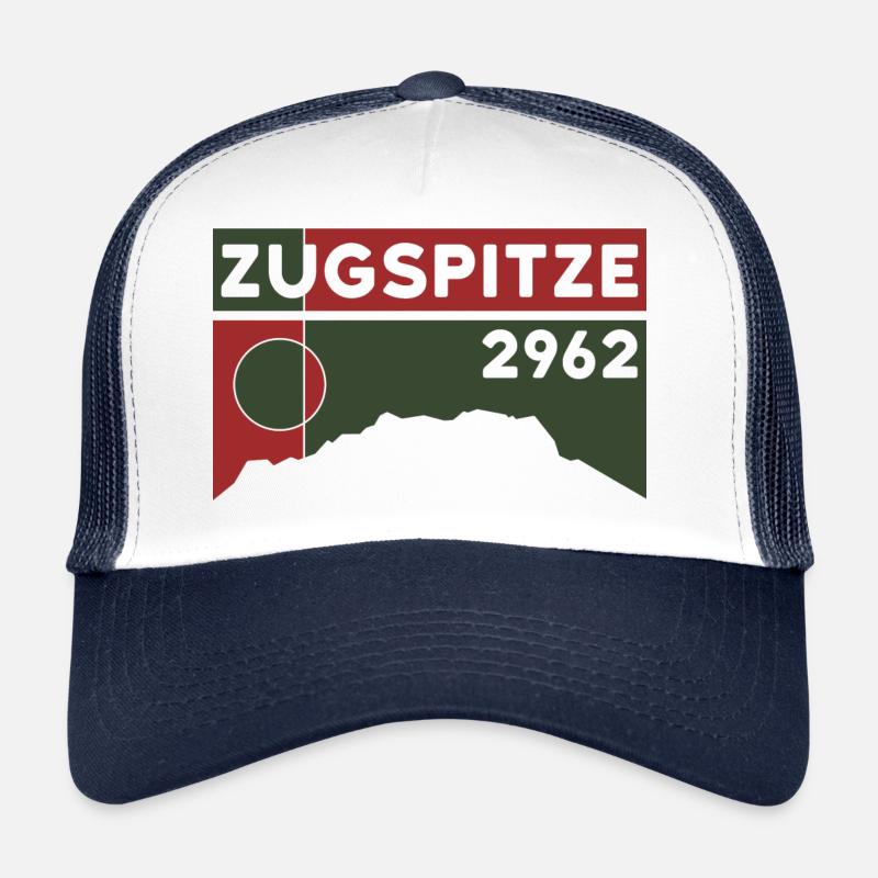 Zugspitze 2962 Train de randonnée en altitude de montagne Casquette trucker 