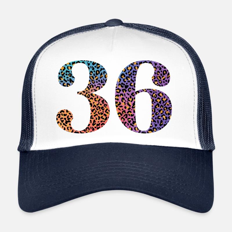 36. Geburtstag Leopard Trucker Cap