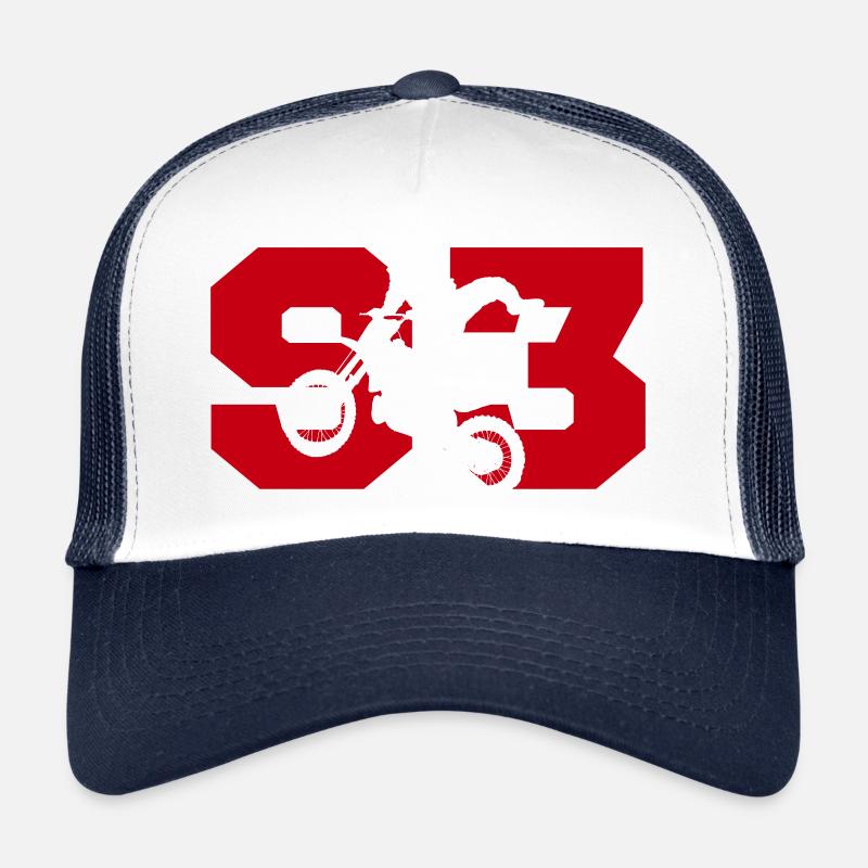 Moto 93 motard Casquette trucker 