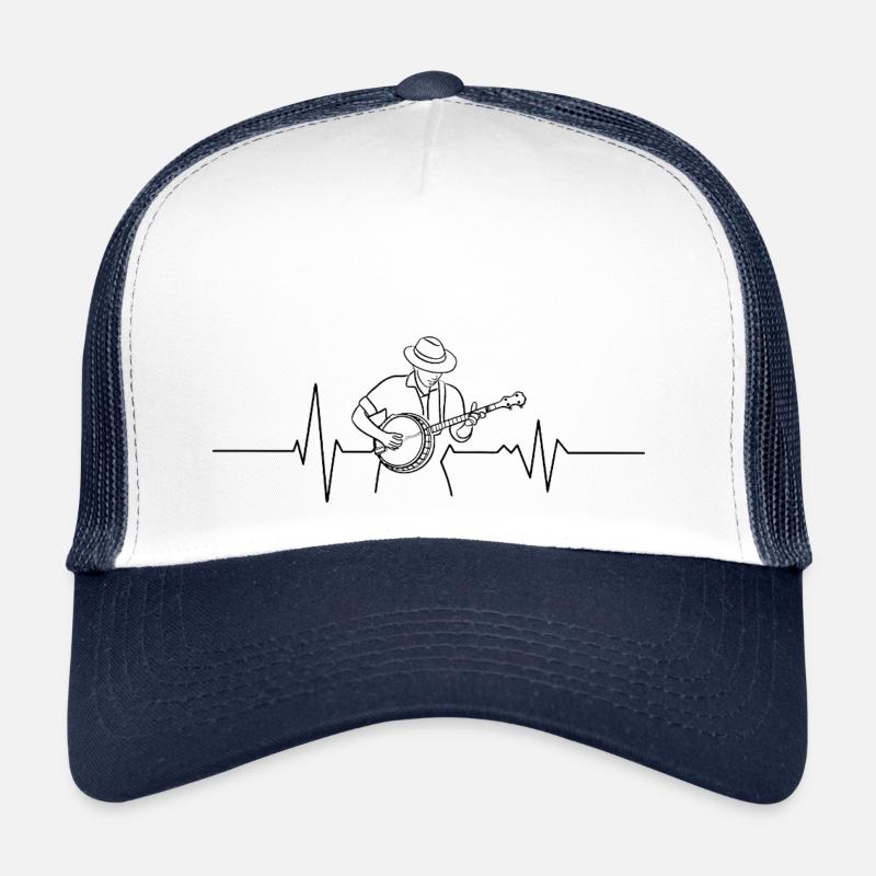 Banjo Banjo Player Banjoist Trucker Cap