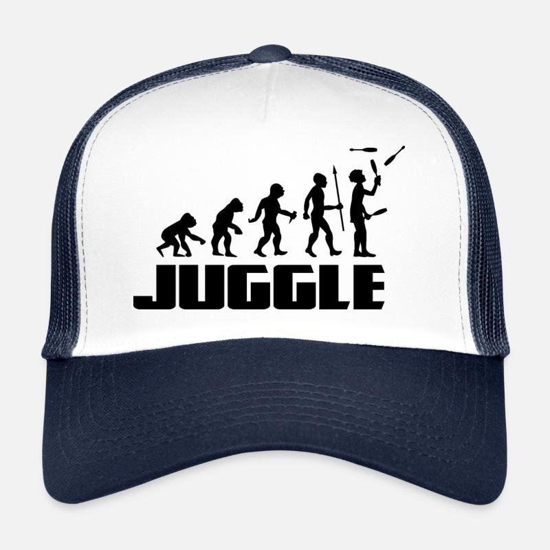 Jungling Juggler Evolution Bowling Artist Sport Casquette trucker 