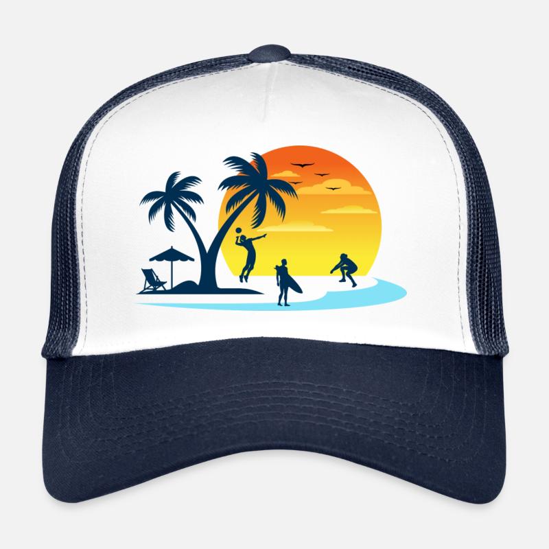 VolleyBall (Beach Sun Edition) Trucker Cap
