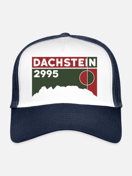 Hoher Dachstein Mountains Glacier Altitude Hike - Trucker Cap - white/navy - Front