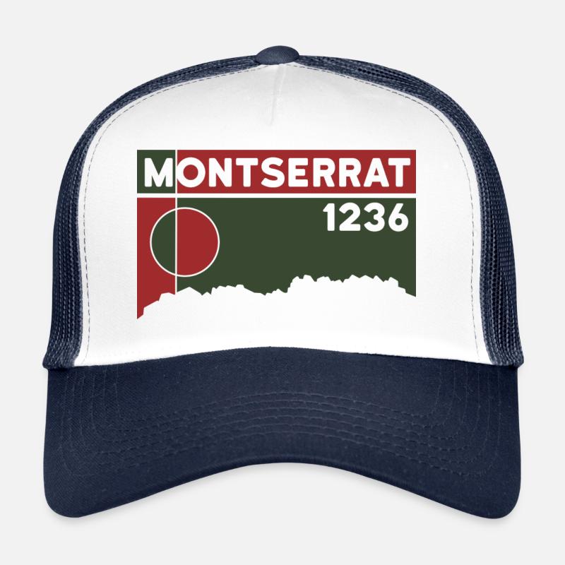 Montserrat Altitude Mountain Hiking Barcelona Gift Trucker Cap