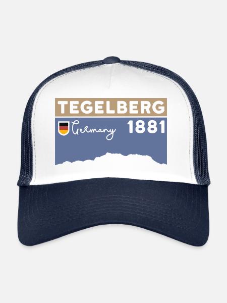 Tegelberg Escalade Randonnée Altitude Randonnée - Casquette trucker  - blanc/marine - Devant