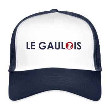 Le Gaulois - Casquette trucker  - blanc/marine - Devant
