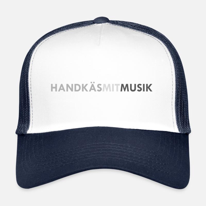 Handkäs mit Musik, grau Trucker Cap