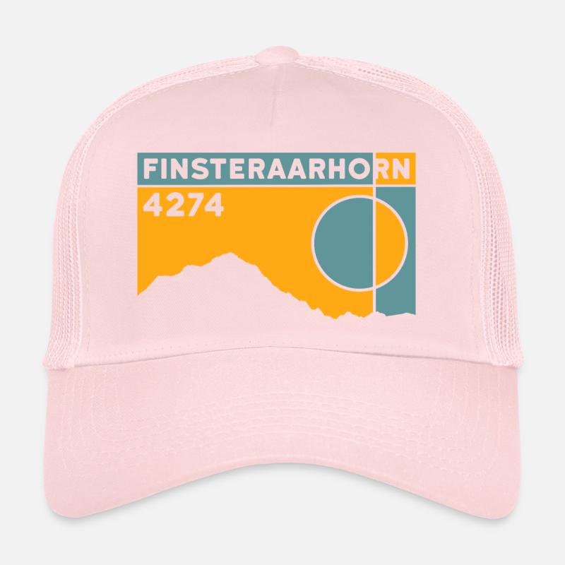 Finsteraarhorn Berner Oberland Skitour Wandern Trucker Cap