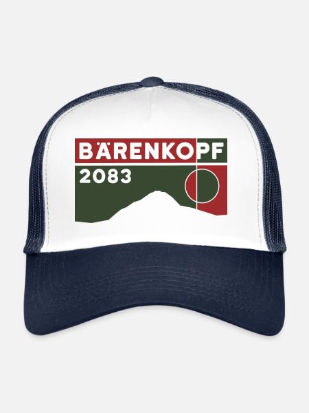 Bärenkopf Mountain Allgäu Alps Vorarlberg Hiking - Trucker Cap - white/navy - Front