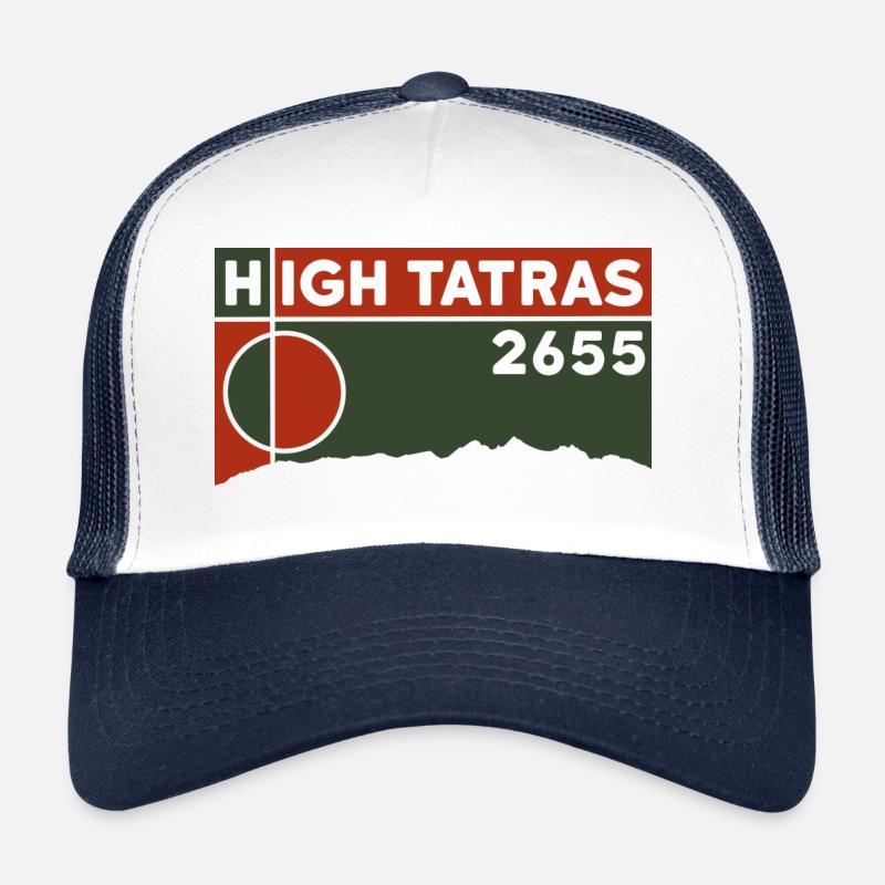 Haute, Carpates, Vacances, Station de ski, Randonnée, Pologne Casquette trucker 