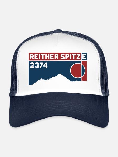 Reither Spitze Hike Hiking Seefeld Triol - Trucker Cap - white/navy - Front