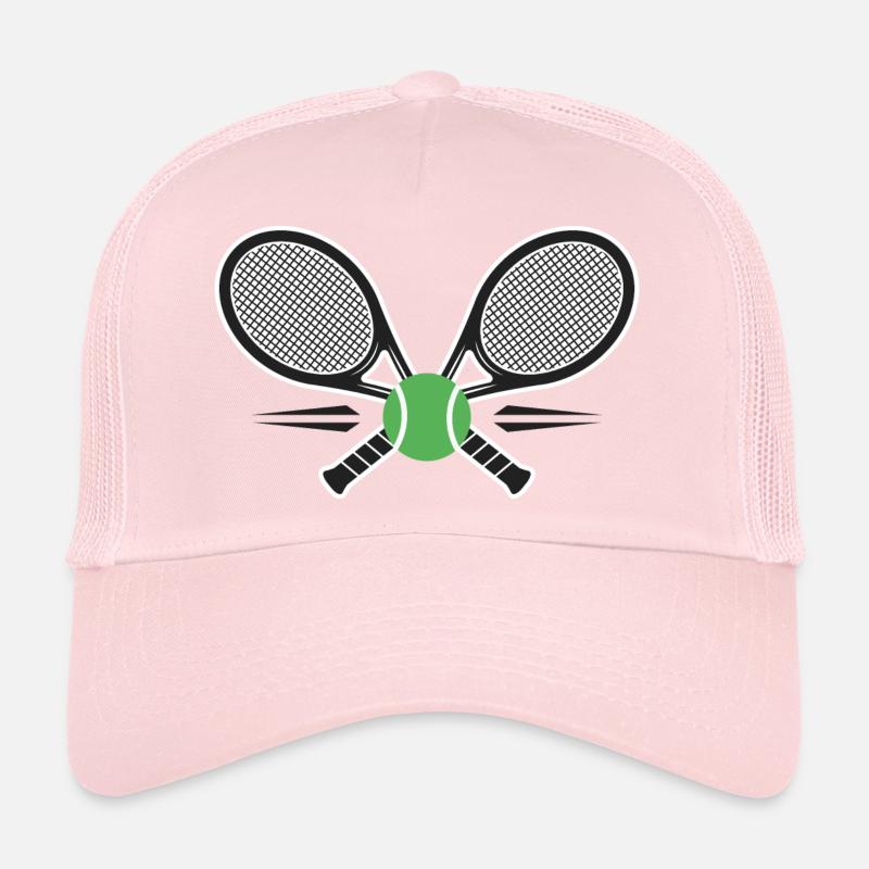 Raquettes de tennis croisées Casquette trucker 