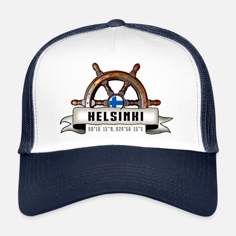 Helsinki Ruori - Textiles marins et cadeaux Casquette trucker 