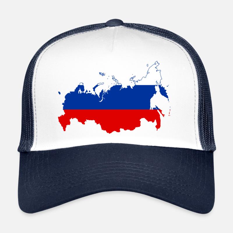 Russia - Trucker Cap - white/navy