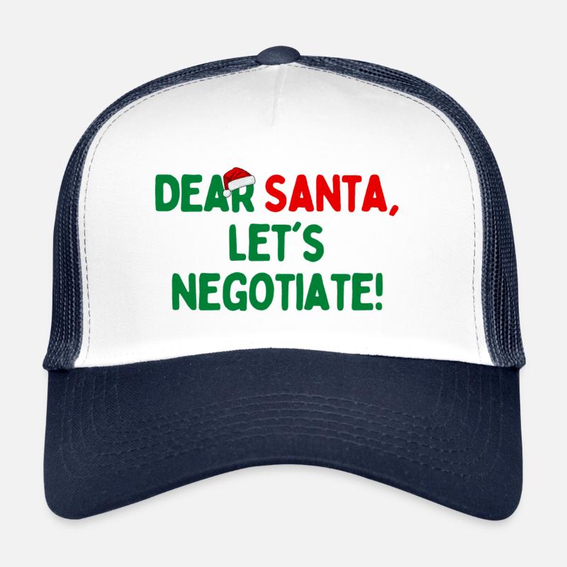 Dear Santa Lets Negotiable Trucker Cap