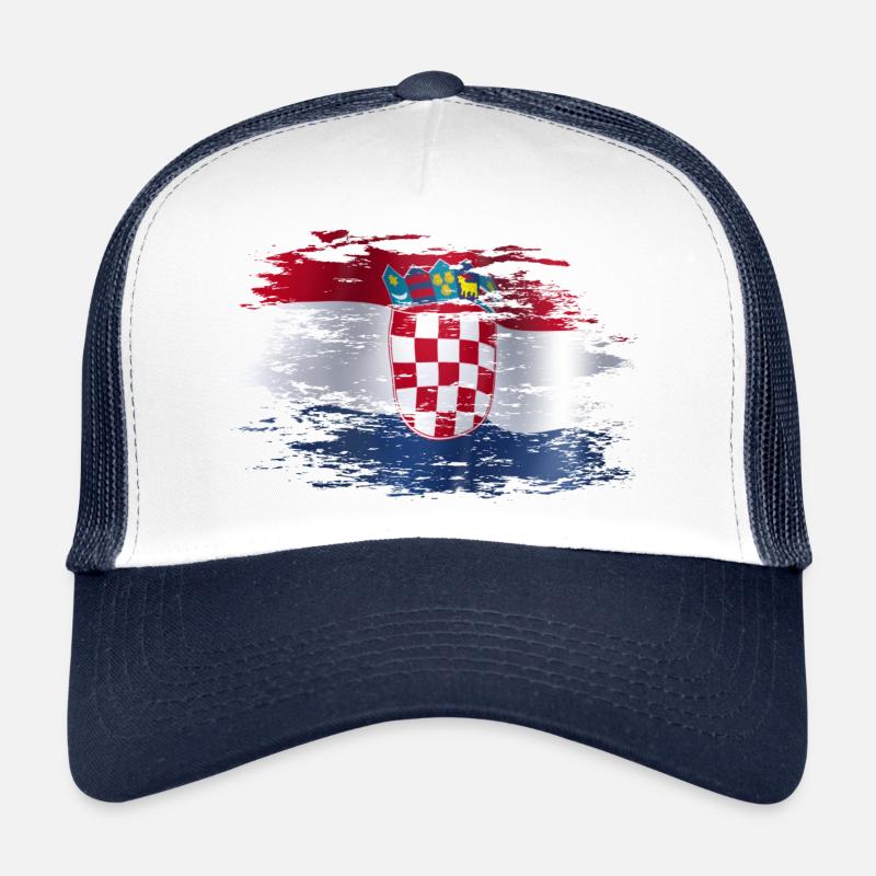 Croatie utilisé Casquette trucker 