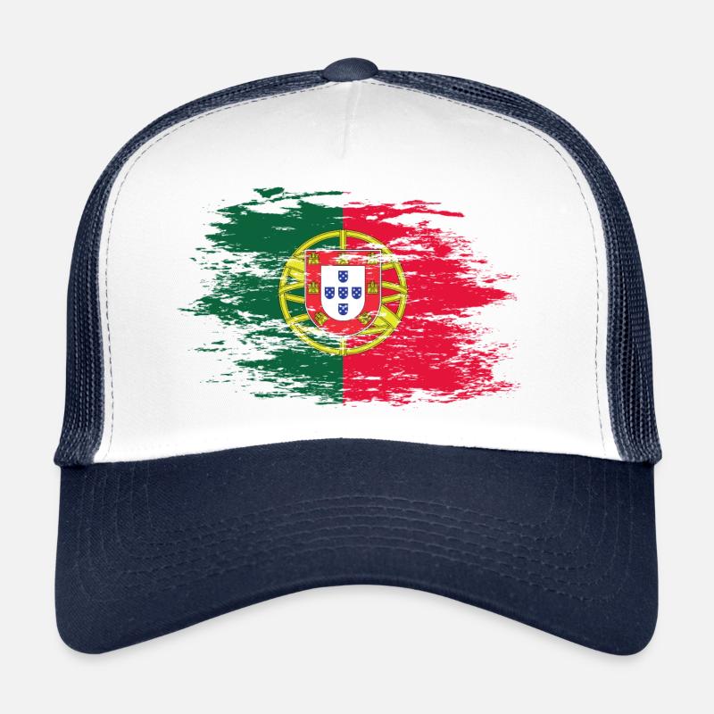 Drapeau portugais utilisé Casquette trucker 