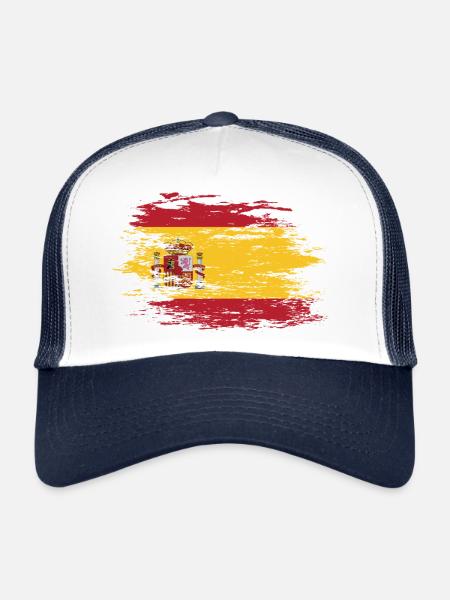 Spain used - Trucker Cap - white/navy - Front