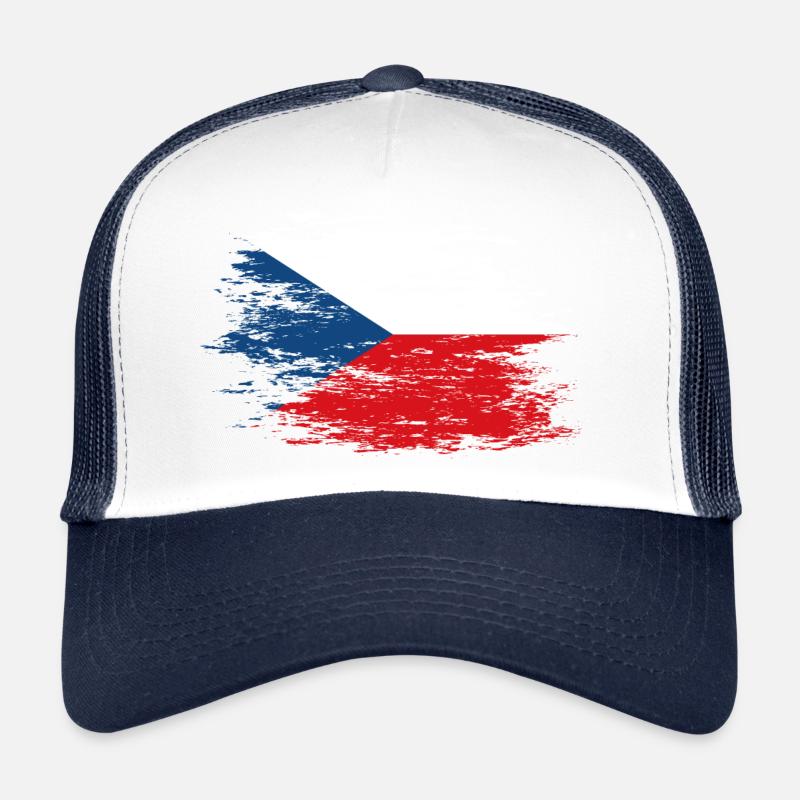 Czech Republic flag used Trucker Cap