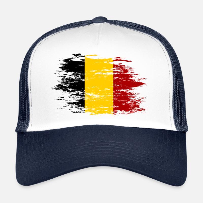 Belgique Drapeau utilisé Casquette trucker 