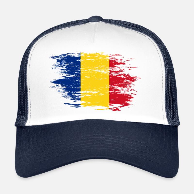 Romania flag used Trucker Cap