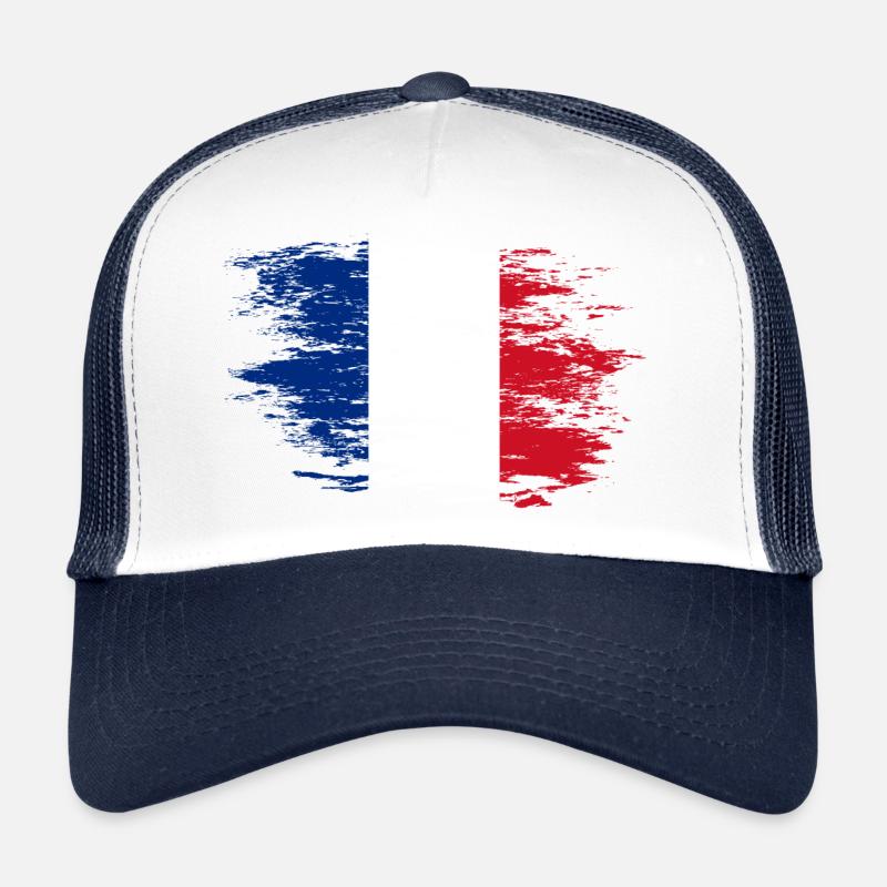 Frankreich Flagge used Trucker Cap