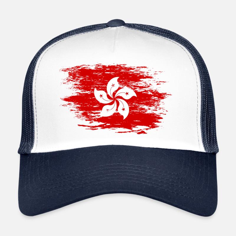 Hong Kong flag Trucker Cap