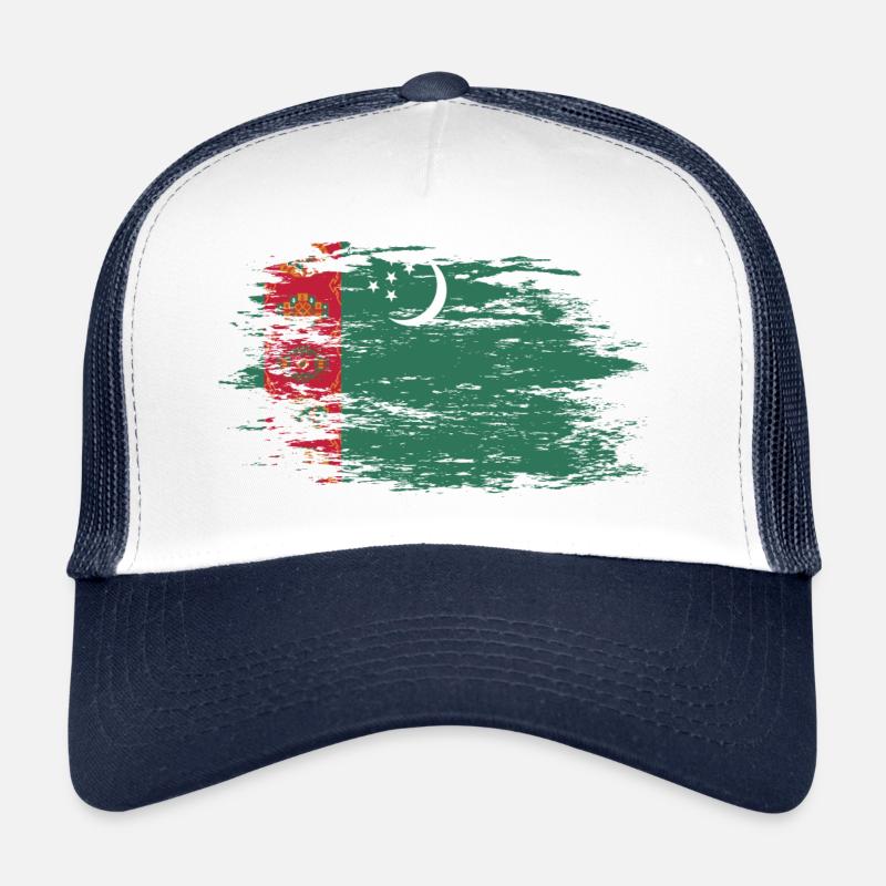Drapeau du Turkménistan Casquette trucker 