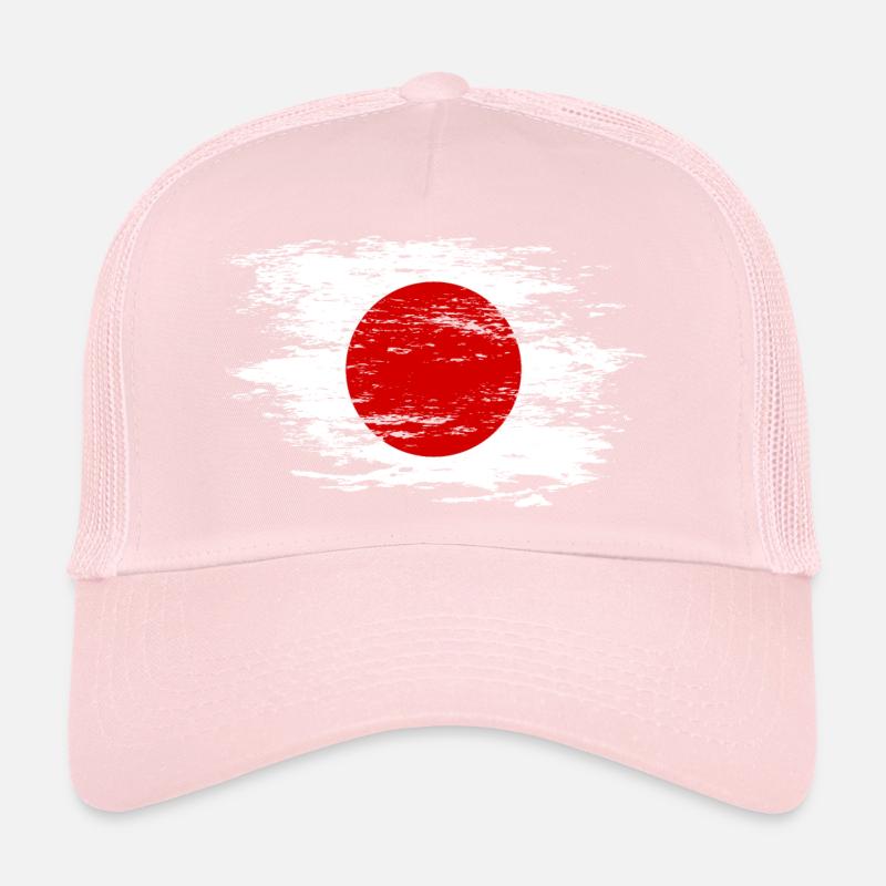 Drapeau japonais utilisé Casquette trucker 