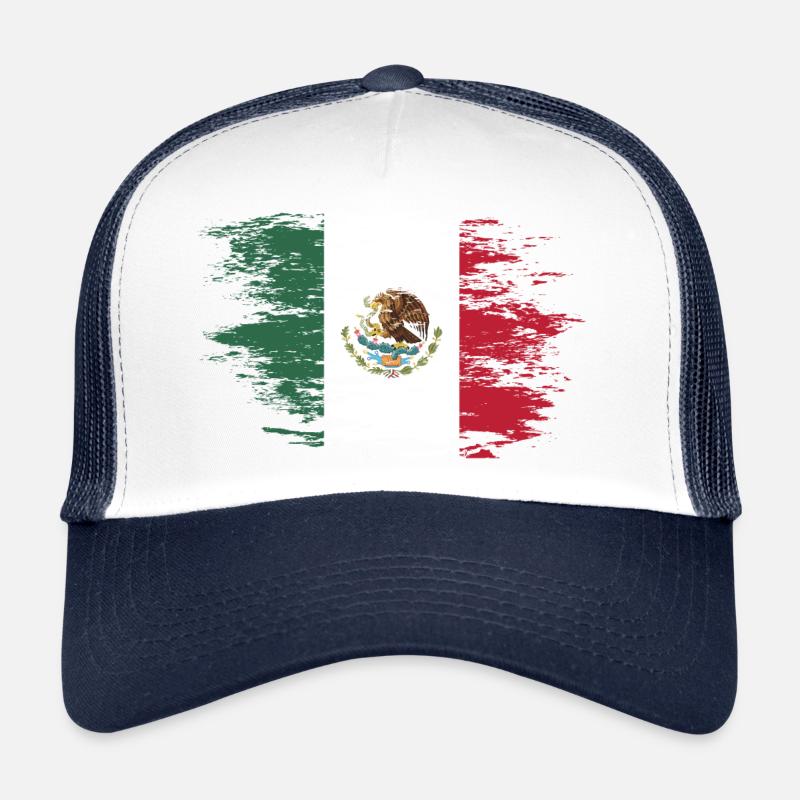 Drapeau mexicain utilisé Casquette trucker 