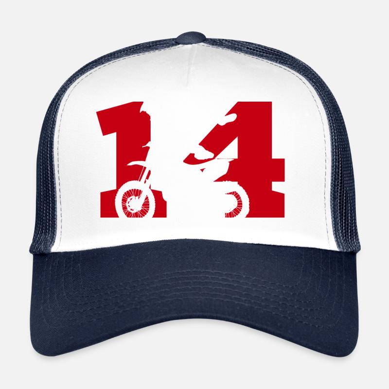 Moto 14 biker Trucker Cap