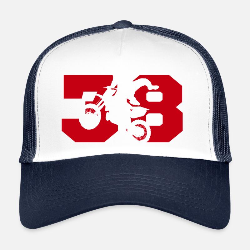 Moto 38 biker Trucker Cap