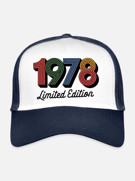 Vintage 1978 limited edition - Trucker Cap - white/navy - Front