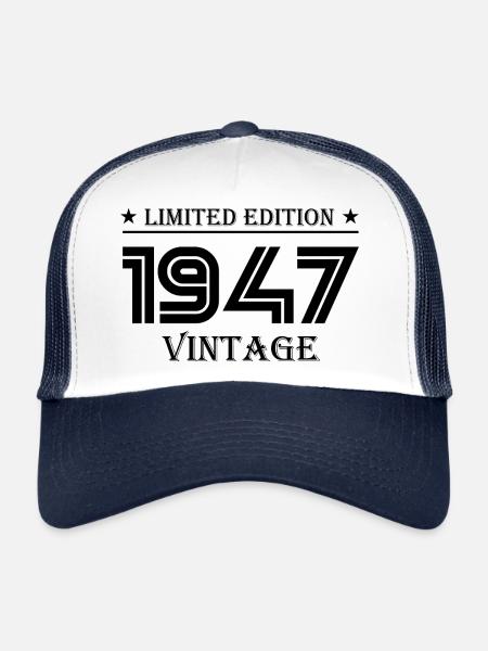1947 - Year 1947 - Year 1947 - Trucker Cap - white/navy - Front