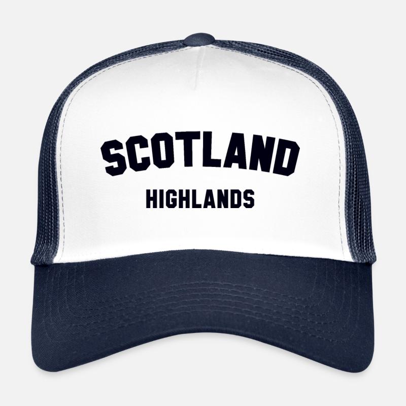 ÉCOSSE HIGHLANDS Schottland Casquette trucker 