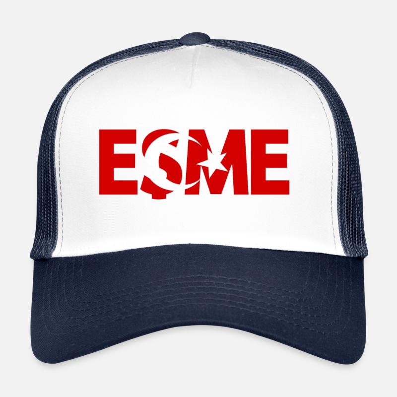 Esme Turquie Drapeau Usak Casquette trucker 