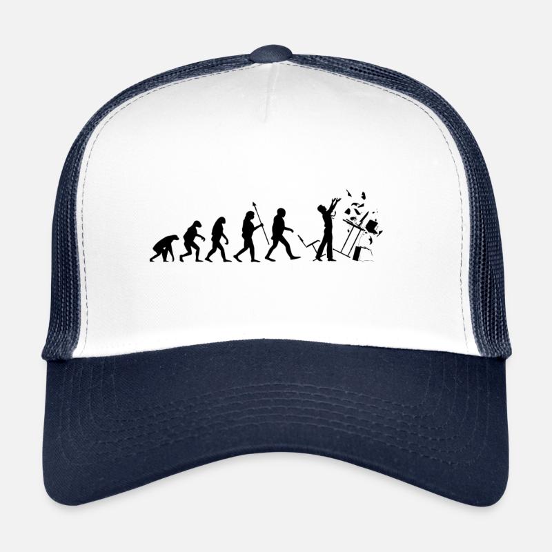 Evolution PC Rage Freak Out Colère Colère Ordinateur Fun Casquette trucker 