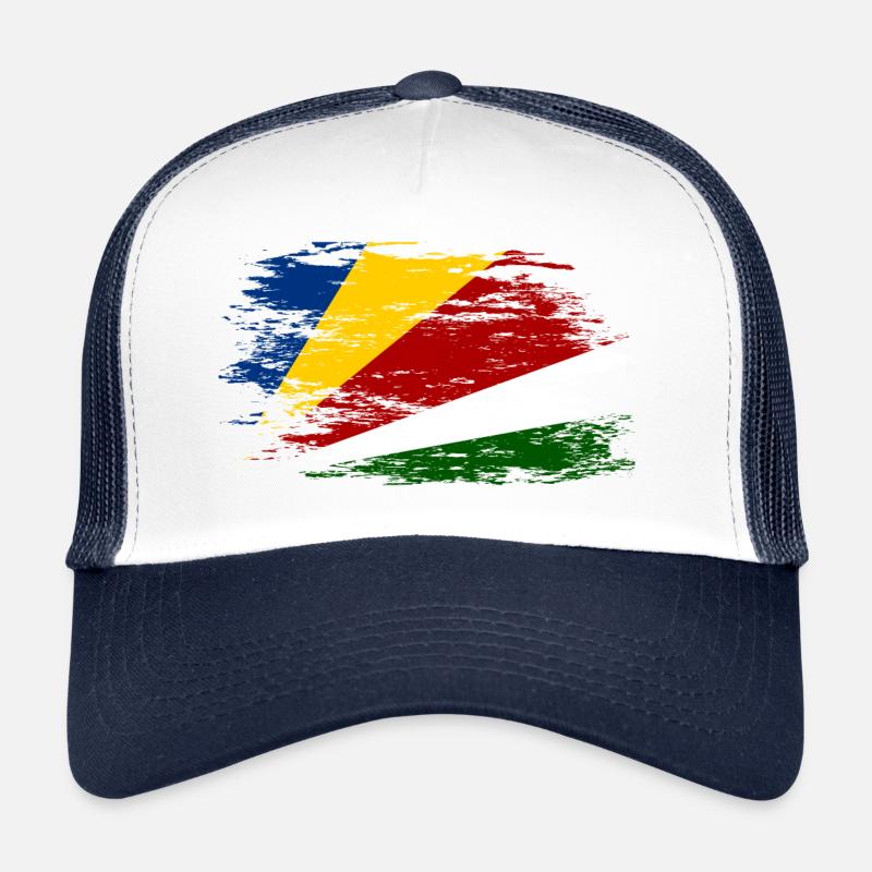 Seychellen Flagge used Trucker Cap