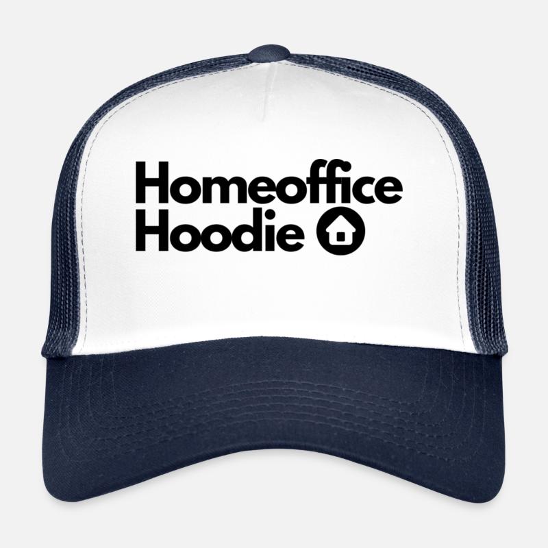 Sweat à capuche de bureau à domicile | Idée cadeau | Cool & drôle Casquette trucker 
