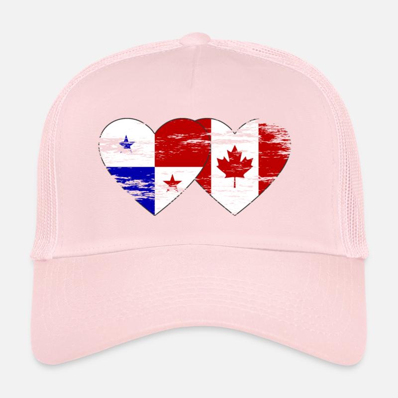 Drapeau du Panama Canada utilisé Casquette trucker 
